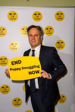 Julian supports Dogs Trust plea to end puppy smuggling